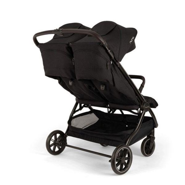 Poussette double Trvl Dubl Caviar