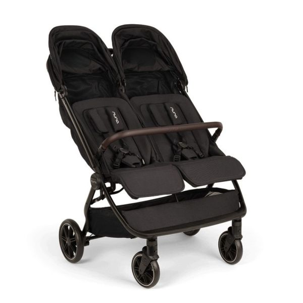 Poussette double Trvl Dubl Caviar