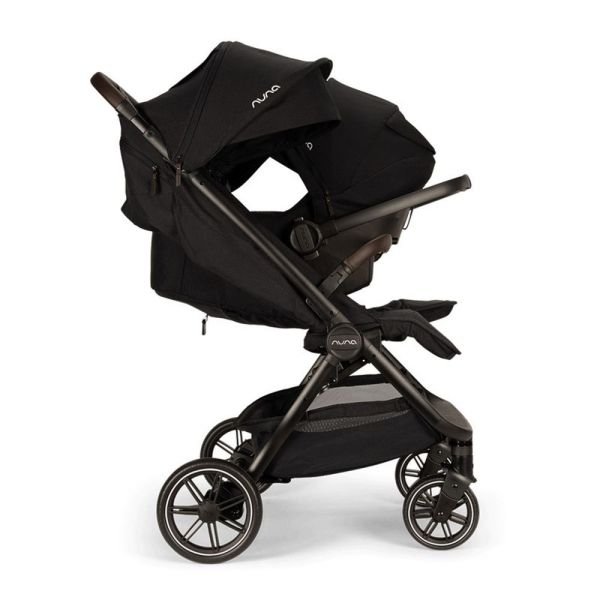 Poussette double Trvl Dubl Caviar