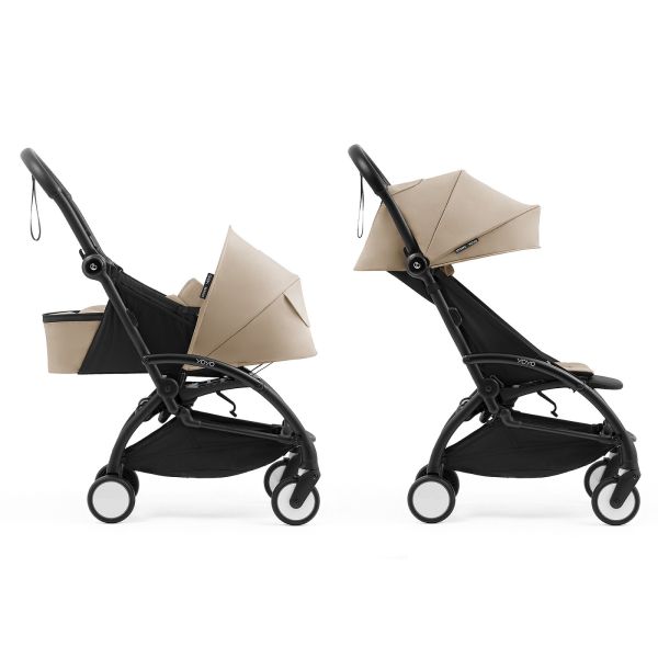 Poussette complète YOYO 5 avec pack nouveau-né Taupe