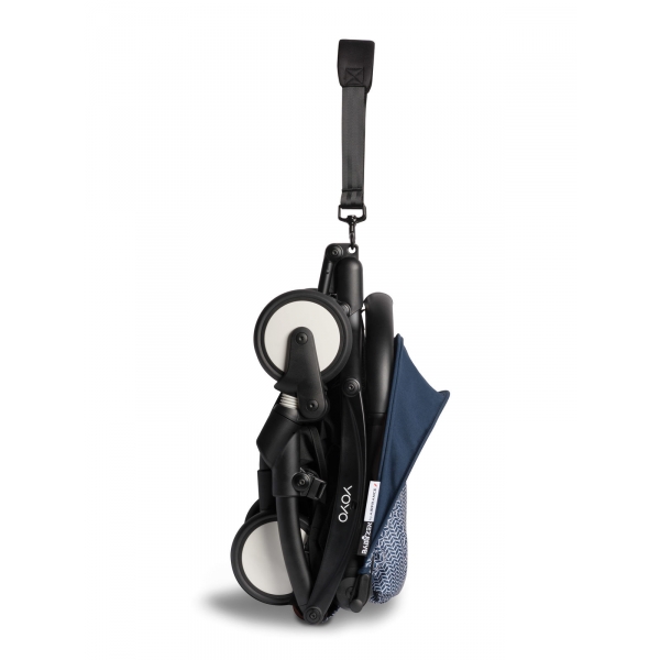 Poussette YOYO 2 Pack 0+ et 6+  - Cadre Noir - Bleu Air France
