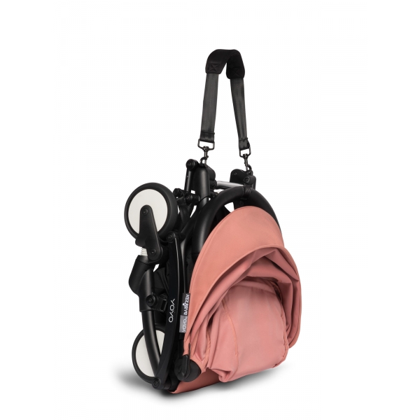Poussette YOYO 2 Pack 0+ et 6+ - Cadre Noir - Ginger