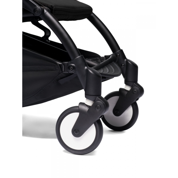 Poussette YOYO 2 Pack 0+ et 6+ - Cadre Noir - Noir