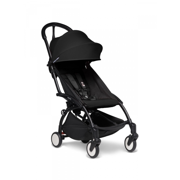 Poussette YOYO 2 Pack 0+ et 6+ - Cadre Noir - Noir