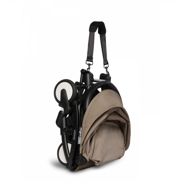 Poussette YOYO 2 Pack 6+  - Cadre Noir - Taupe