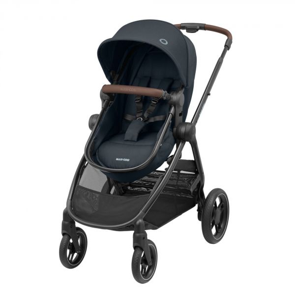 Poussette duo Zelia 3 + nacelle Essential graphite