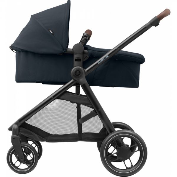 Poussette duo Zelia 3 + nacelle Essential graphite