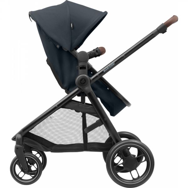 Poussette duo Zelia 3 + nacelle Essential graphite