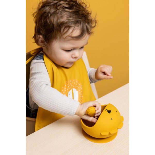 Set premier repas bébé en silicone - Mr. Lion
