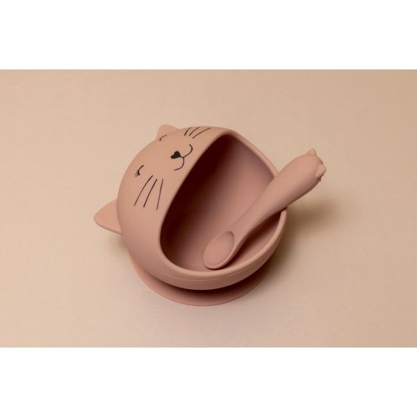 Set premier repas bébé en silicone - Mrs. Cat