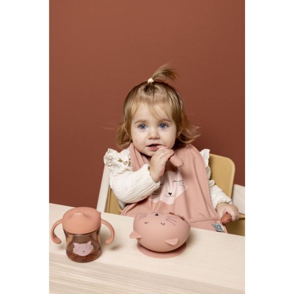Set premier repas bébé en silicone - Mrs. Cat