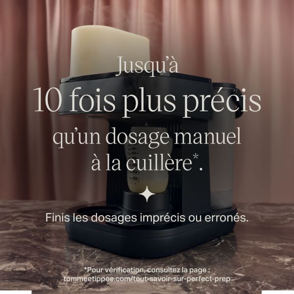 Préparateur de biberons Perfect Prep Pro + 2 biberons Advanced Anti-Colique 260 ml offerts