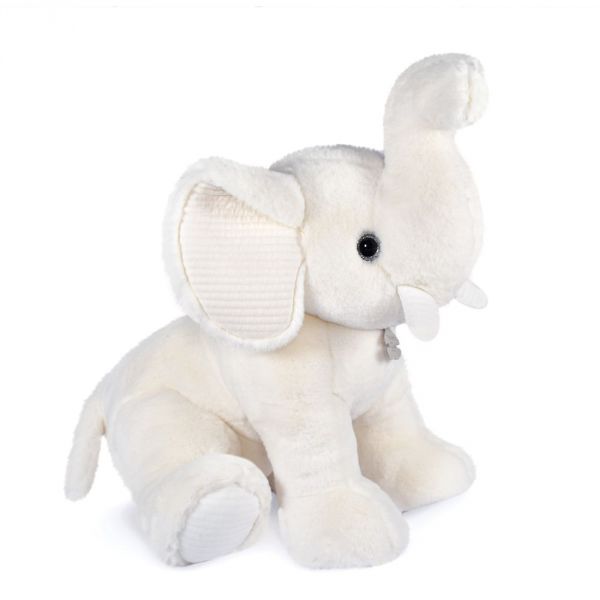 Elephant Preppy Chic Blanc 65 cm