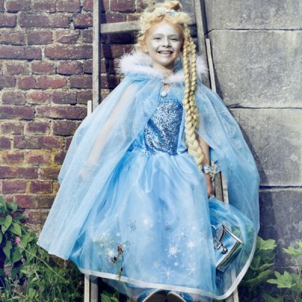 Cape Princesse des neiges  5-7 ans.