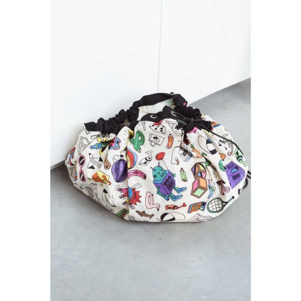 Grand sac à jouets / tapis de jeu 2 en 1 Noomad Original Omy Paris