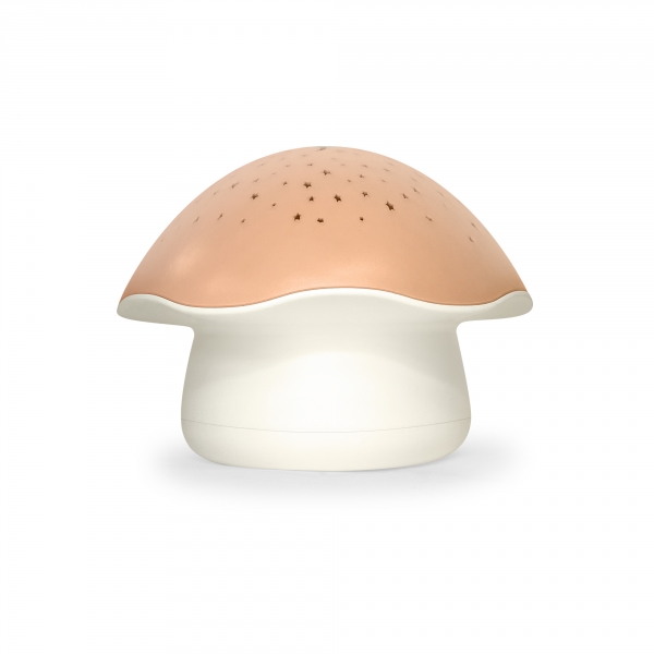 Projecteur d'étoiles musical champignon rose