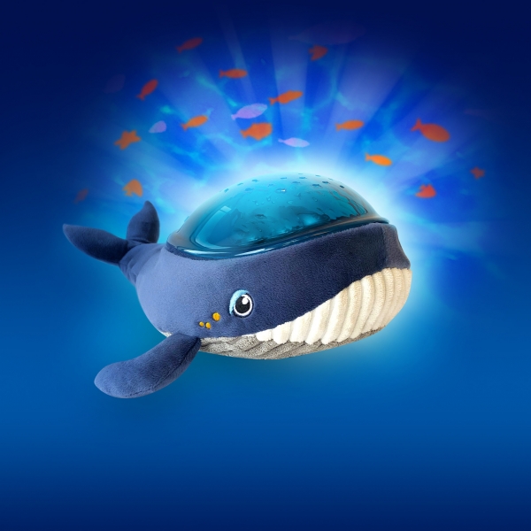 Veilleuse peluche baleine Aqua dream
