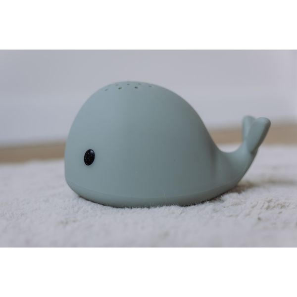 Veilleuse à projection et rechargeable Moby la baleine verte