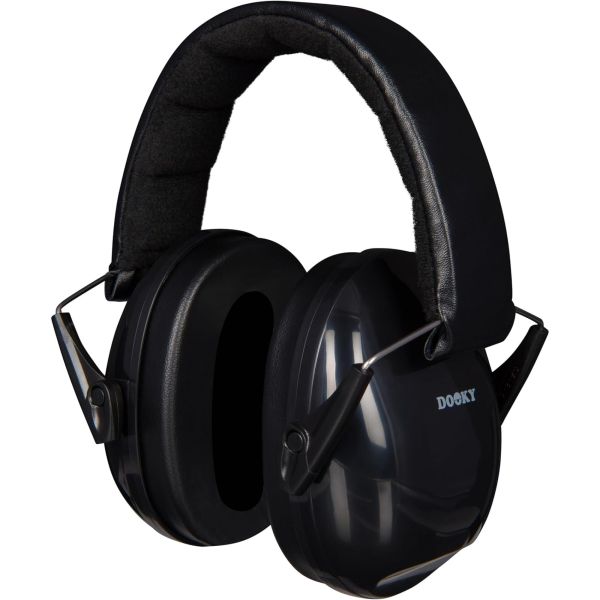 Casque anti-bruit enfant noir 36m+