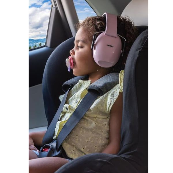 Casque anti-bruit enfant rose 36m+