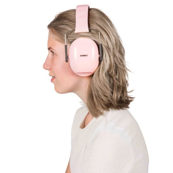 Casque anti-bruit enfant rose 36m+