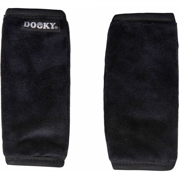 lot de 2 protections de ceinture de sécurité - Noir