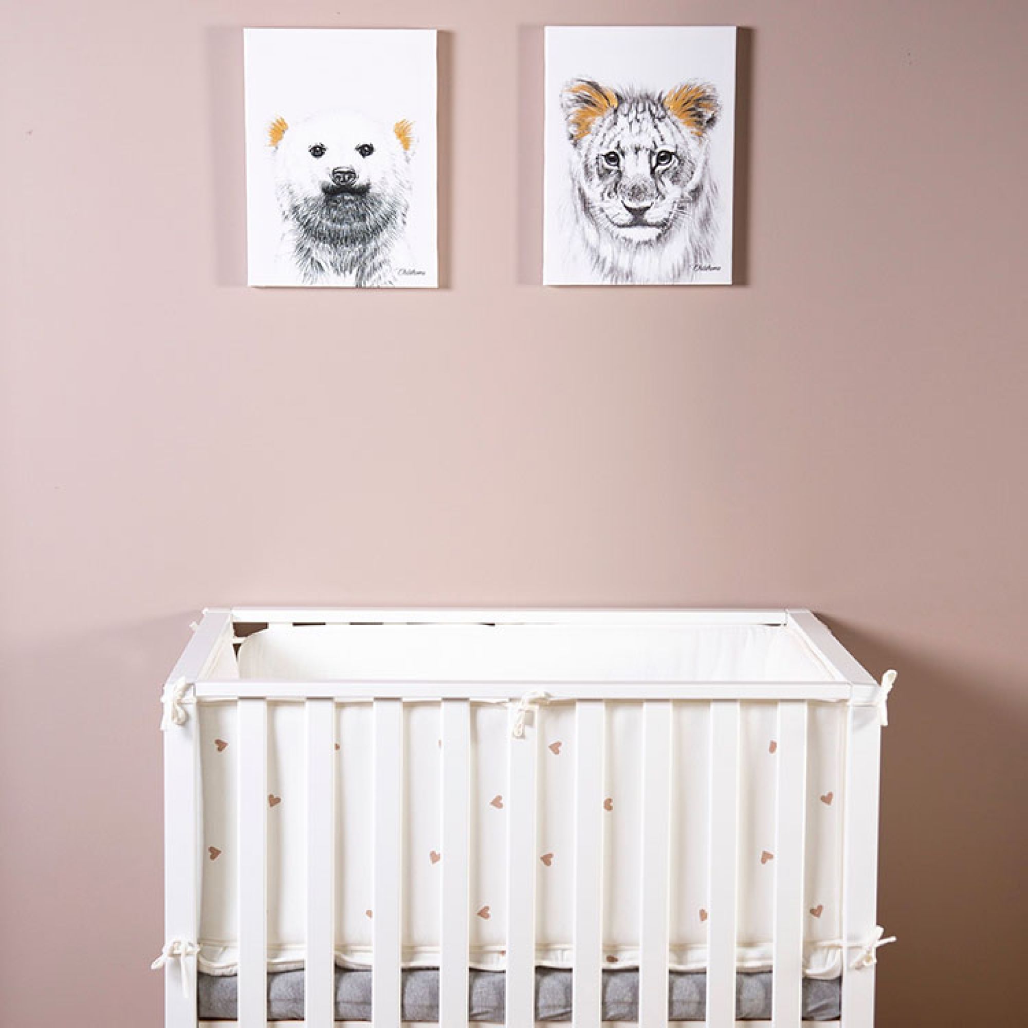 Childhome Tour De Lit 170 X 35 Cm Coeurs Dores Made In Bebe Childhome Tour De Lit 170 X 35 Cm Coeurs Dores Made In Bebe