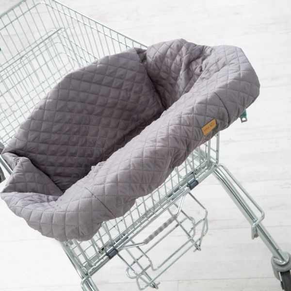 Protection de caddie pour bébé Roba style gris