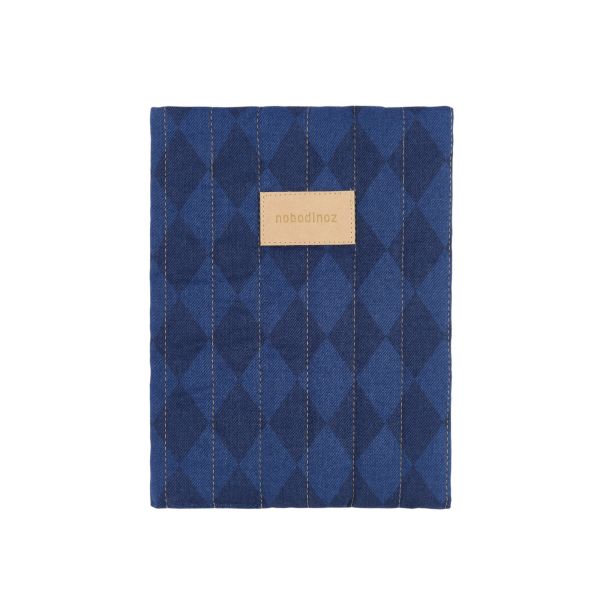 Protège carnet de santé bébé Hyde Park Denim Blue Diamonds