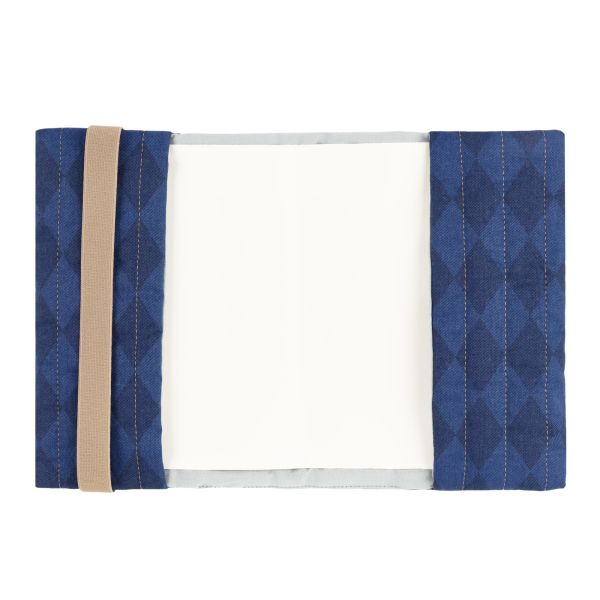Protège carnet de santé bébé Hyde Park Denim Blue Diamonds