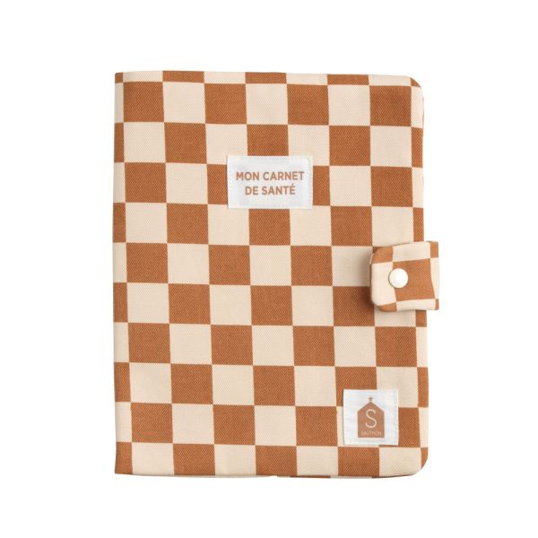 Protège carnet de santé Damier