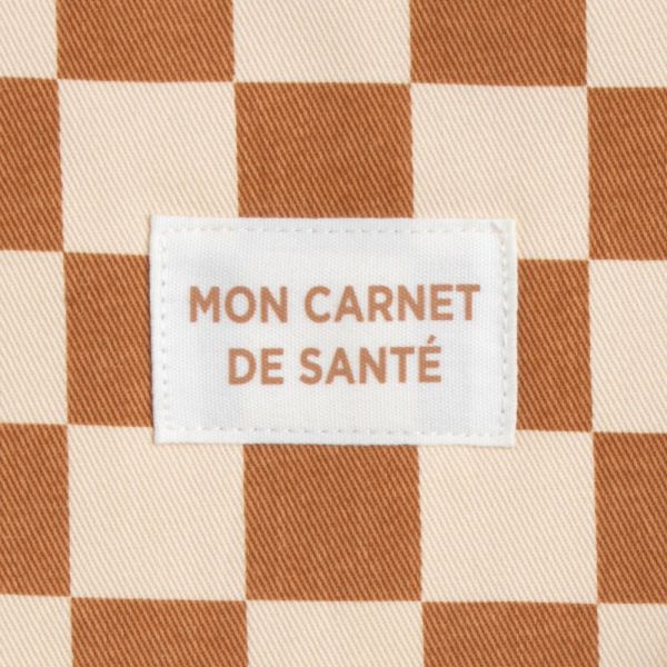 Protège carnet de santé Damier