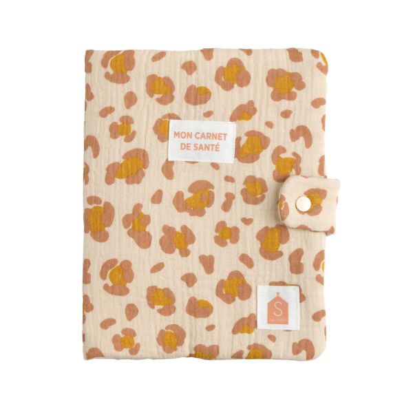Protège carnet de santé Léopard