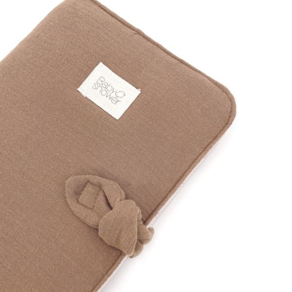 Protège carnet de santé Knot Caramel glacé