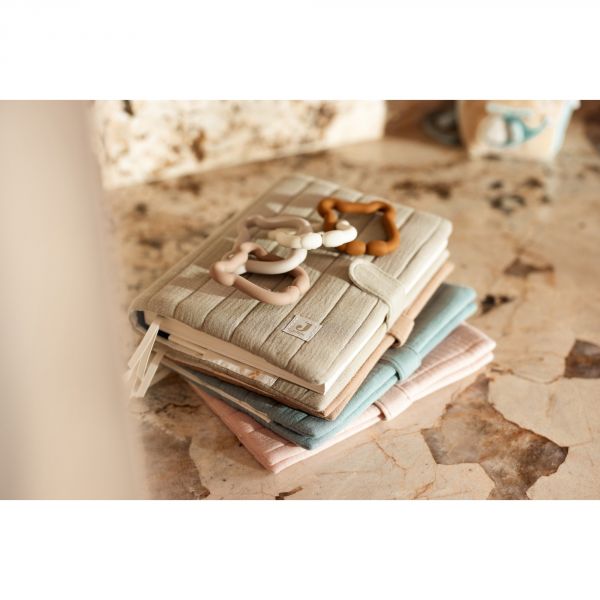Protège carnet de santé Gaze de coton Wild Rose