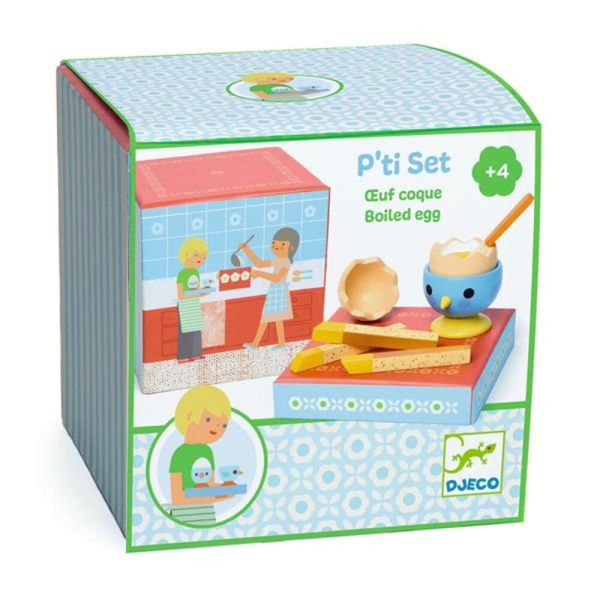 Jeu d'imitation P'ti set Oeuf à la coque
