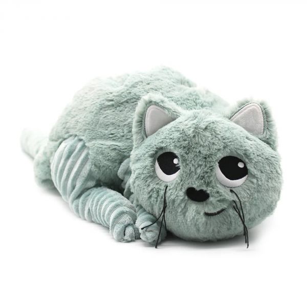 Peluche Les Ptipotos chat et son bébé menthe