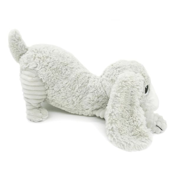 Peluche Les Ptipotos Chien et son bébé Gris