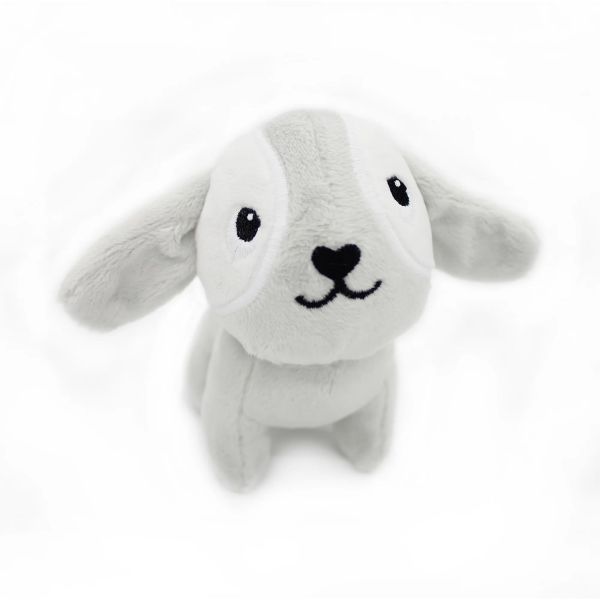 Peluche Les Ptipotos Chien et son bébé Gris