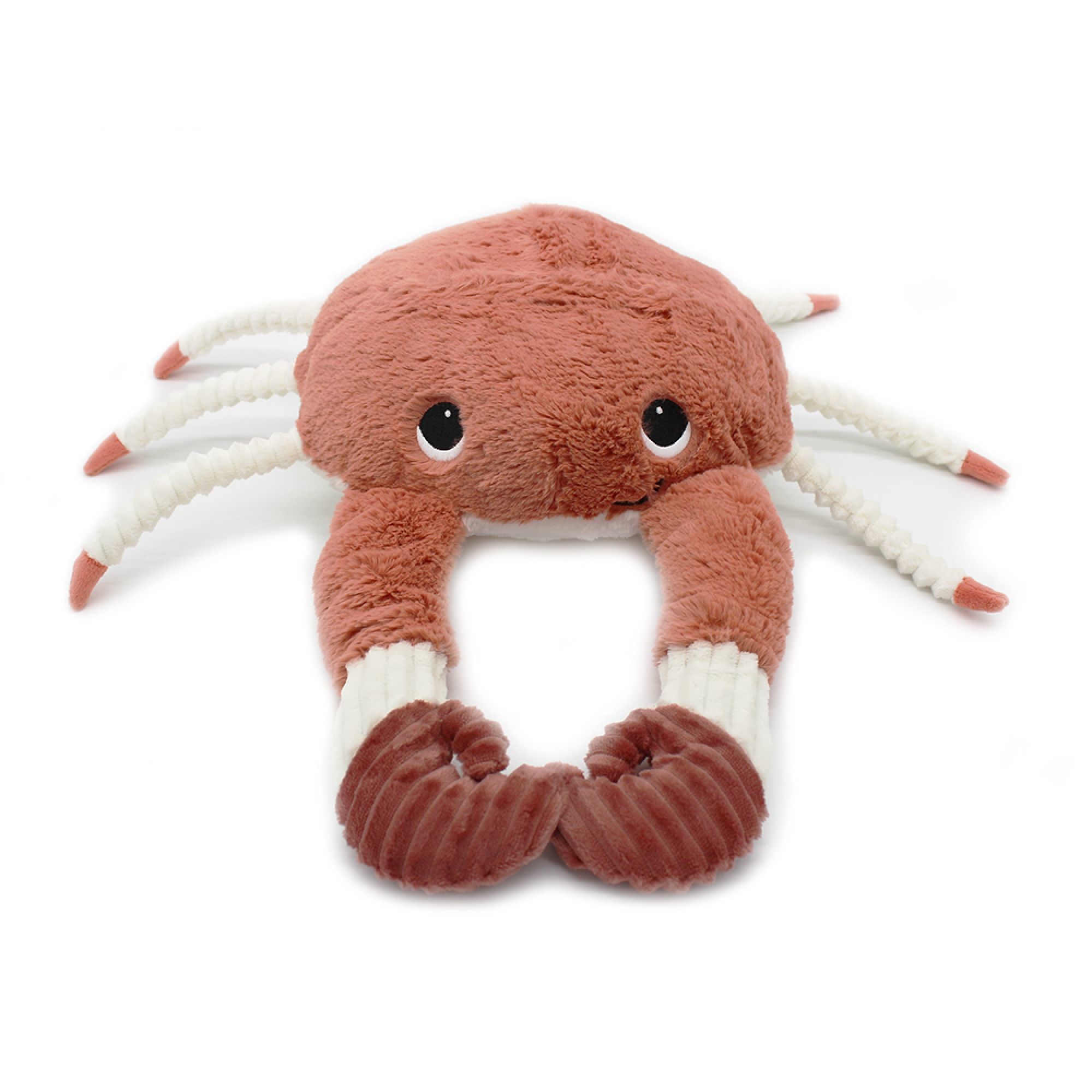 Peluche géante crabe et son bébé terracotta Cassecou Les Ptipotos - Made in  Bébé