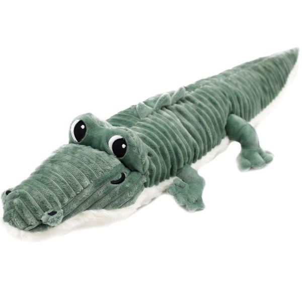 Peluche Les Ptipotos le crocodile Croketou maman et bébé