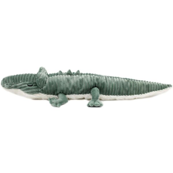 Peluche Les Ptipotos le crocodile Croketou maman et bébé