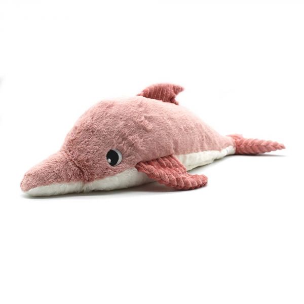 Peluche Les Ptipotos Dauphin et son bébé rose