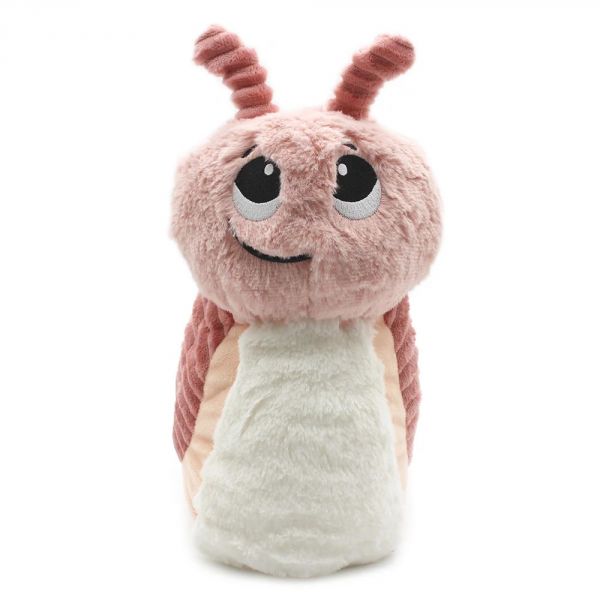 Peluche Les Ptipotos escargot et son bébé rose