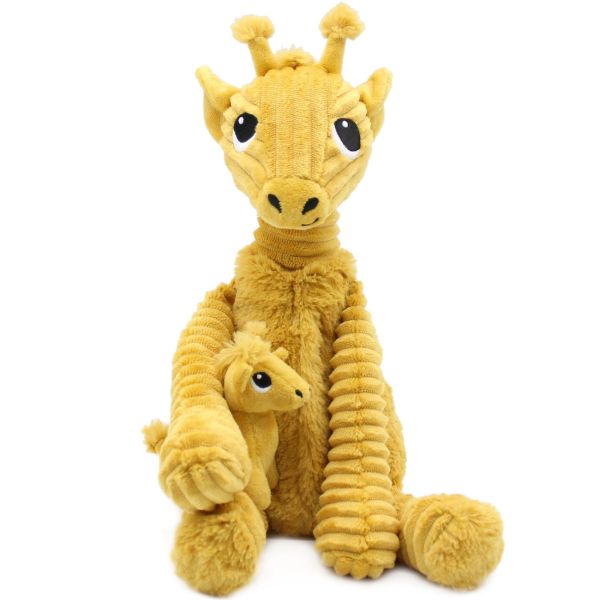 Peluche Les Ptipotos la girafe Loncou maman et bébé