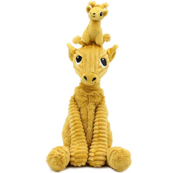 Peluche Les Ptipotos la girafe Loncou maman et bébé