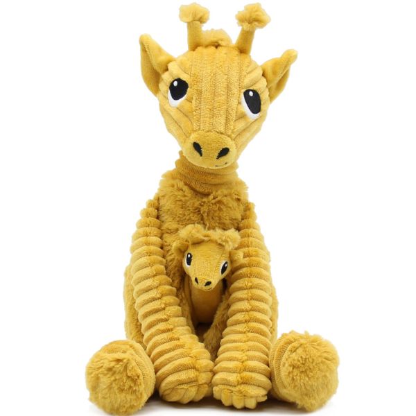 Peluche Les Ptipotos la girafe Loncou maman et bébé