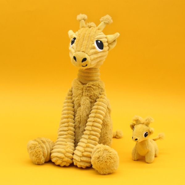 Peluche Les Ptipotos la girafe Loncou maman et bébé