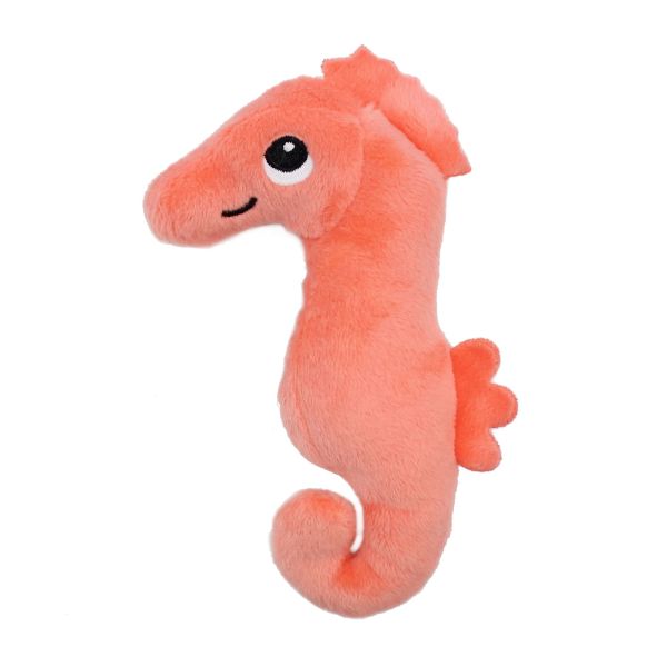 Peluche Les Ptipotos hippocampe et son bébé Papadou Corail