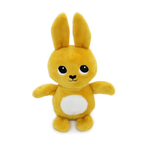 Peluche Les Ptipotos Lapin et son bébé Moutarde